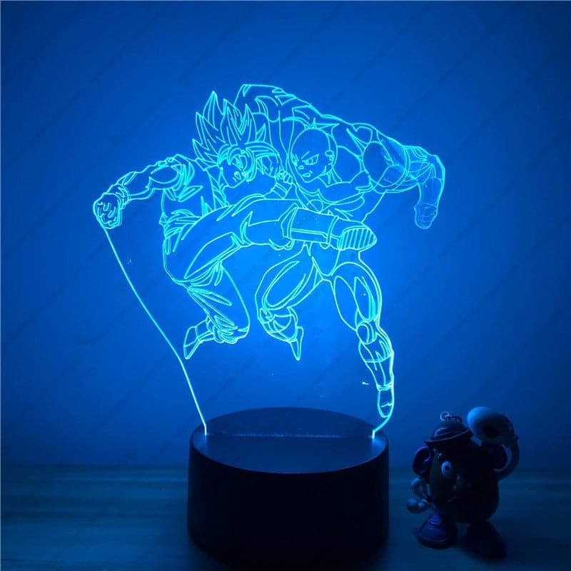 Lampe LED 3D Dragon Ball Goku vs Jiren le Gris - Sangoku Univers