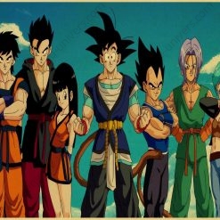POSTER DRAGON BALL GT PERSONNAGES