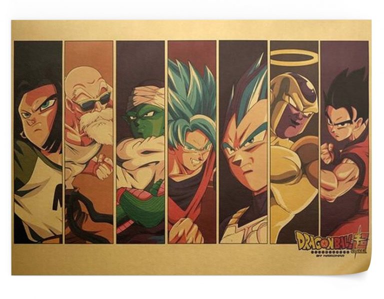 POSTER DRAGON BALL Z Z-FIGHTERS