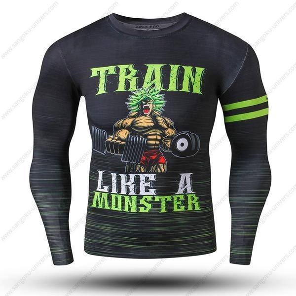 T-SHIRT COMPRESSION LONG BROLY
