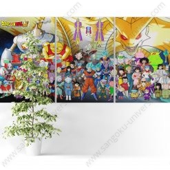 TABLEAU DRAGON BALL SUPER PERSONNAGES